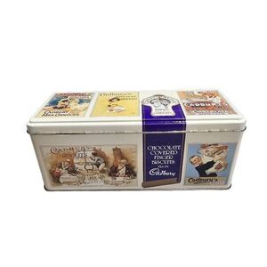 Vintage Cadbury chocolate Biscuits metal box
